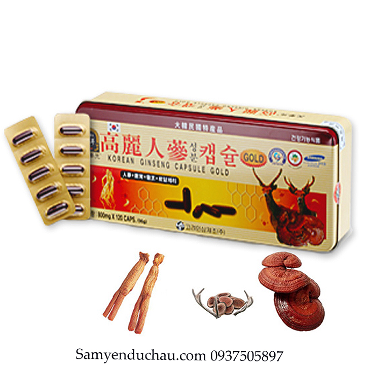 TPCN:Viên Hồng Sâm Nhung Hươu Linh Chi HANIL