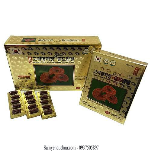 TPCN:Viên Linh Chi Núi Vien Con Nhộng KGS( 830mg )