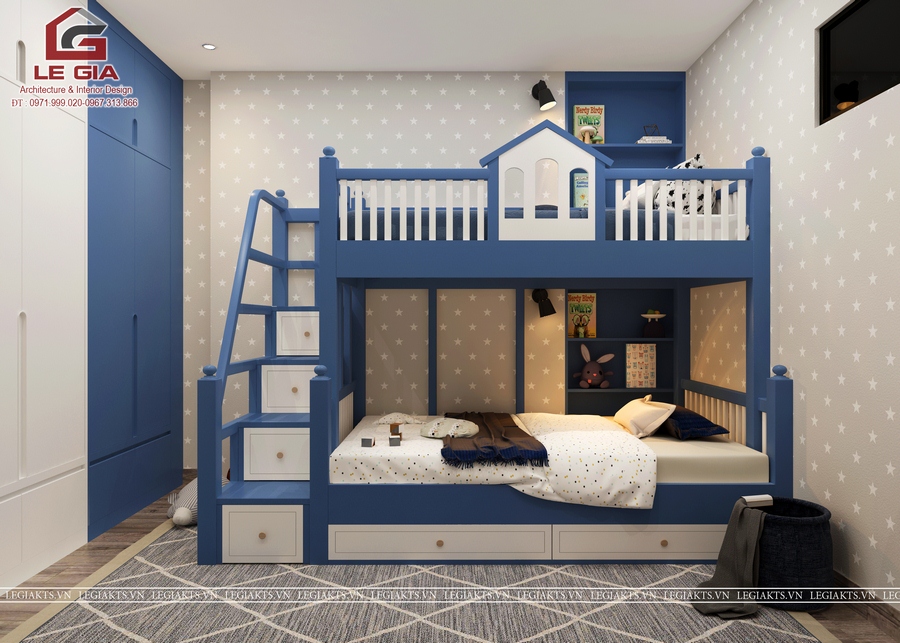 Tổng hợp thiết kế phòng ngủ trẻ em Siêu đẹp năm 2021!