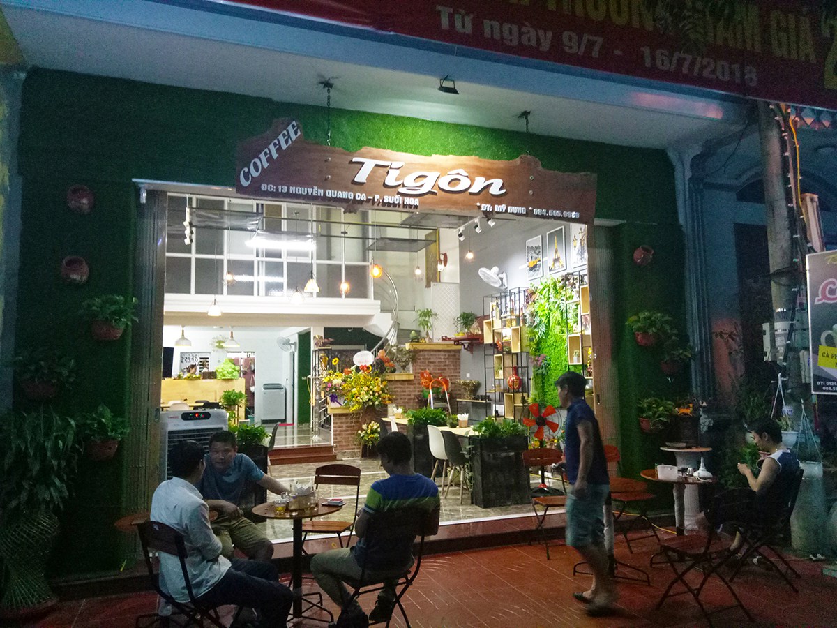 Thi công nội thất quán cà phê tại thành phố Bắc Ninh
