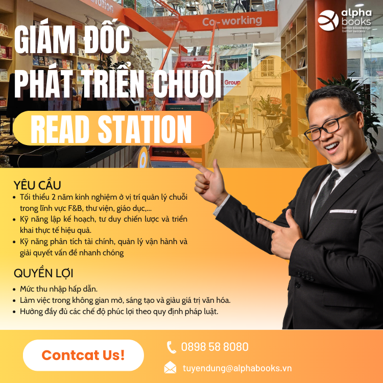 TUYỂN DỤNG GIÁM ĐỐC PHÁT TRIỂN CHUỖI – READ STATION