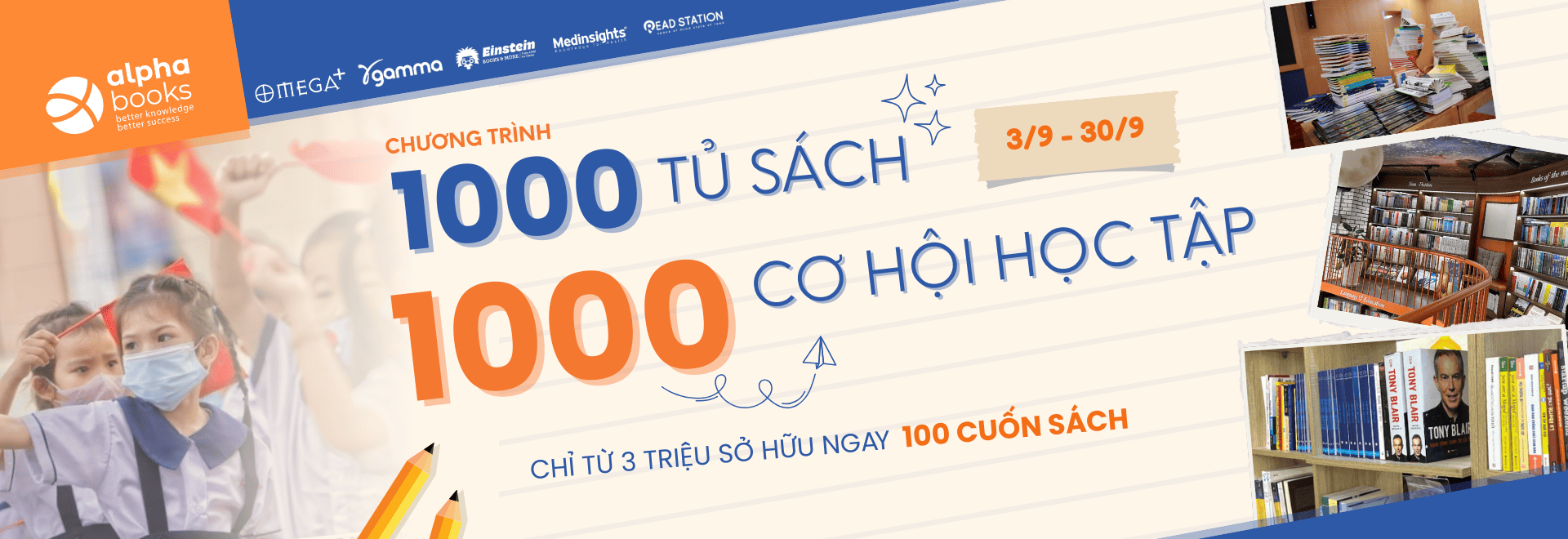 Chương Trình “Tủ Sách Trường Học – 1000 Tủ Sách, 1000 Cơ Hội Học Tập”