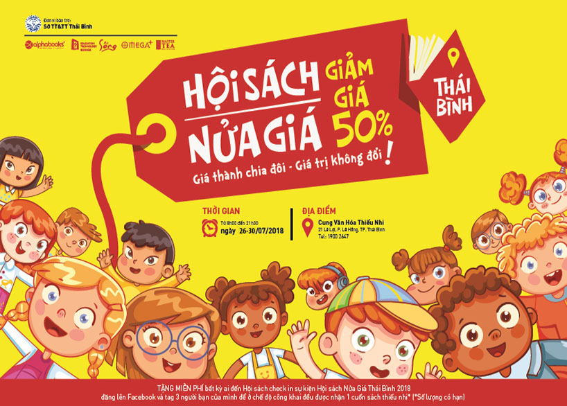 Hội sách nửa giá Thái Bình 2018