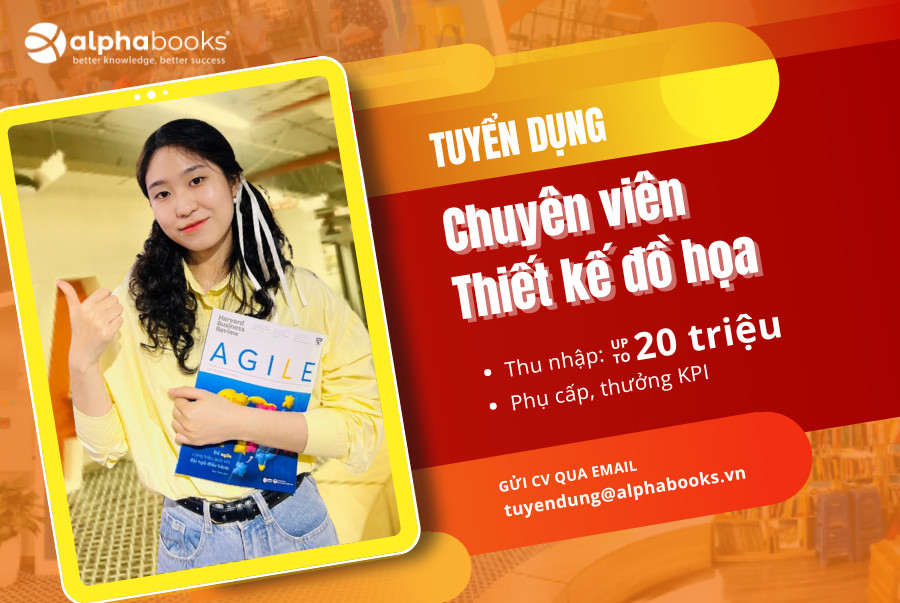 Alpha Books tuyển Chuyên viên Thiết kế Đồ họa