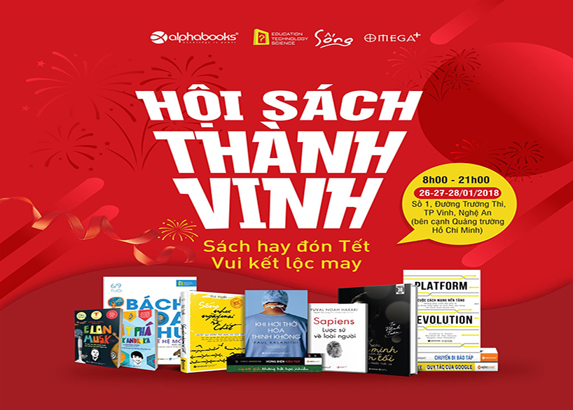 [Hội sách Thành Vinh] Sách hay đón tết - Vui kết lộc may