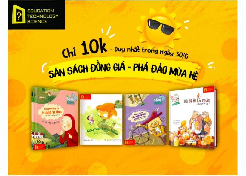 SĂN SÁCH ĐỒNG GIÁ - PHÁ ĐẢO MÙA HÈ (Đồng giá 10,000 Đ / cuốn)