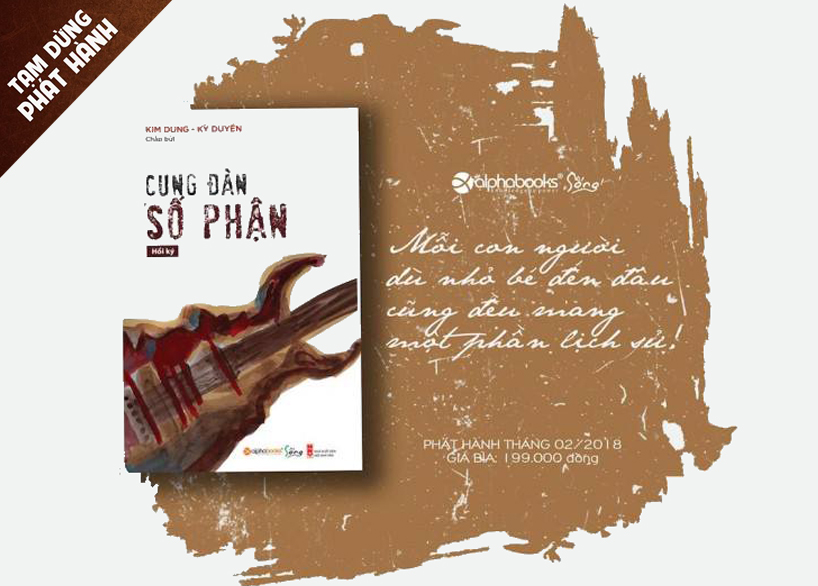 THÔNG BÁO VỀ VIỆC TẠM DỪNG PHÁT HÀNH CUỐN SÁCH “CUNG ĐÀN SỐ PHẬN”