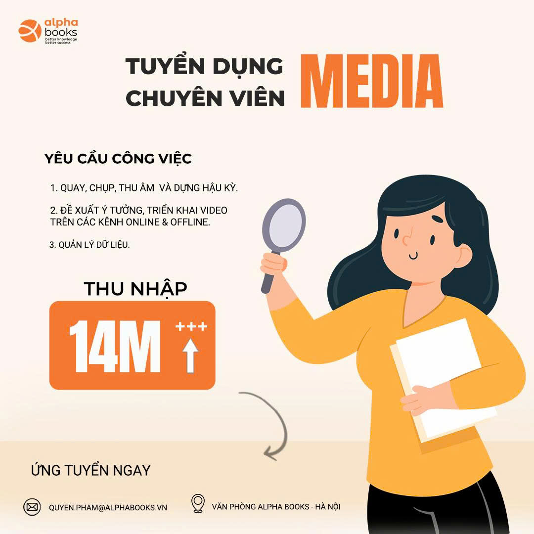 MEDIA (NHÂN VIÊN QUAY DỰNG) NỘI DUNG SỐ