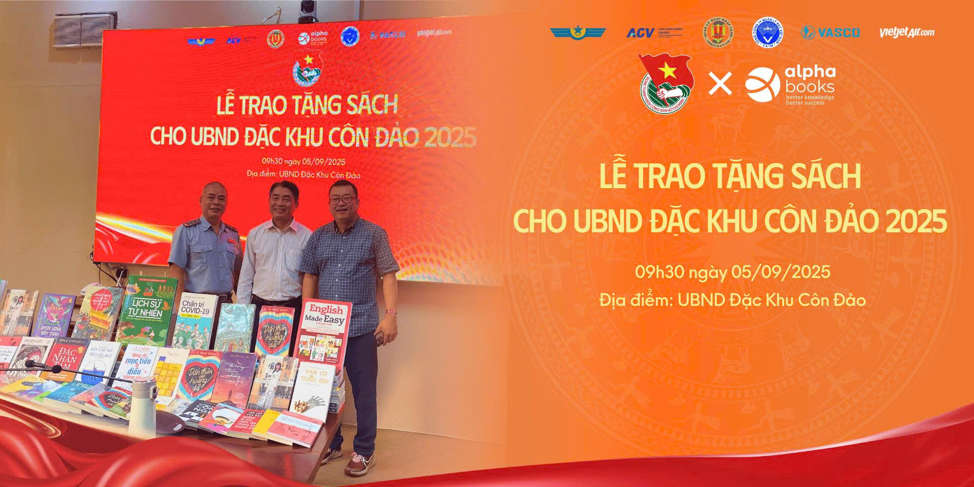 Viết tiếp câu chuyện lan tỏa tri thức cùng Alpha Books tại Côn Đảo