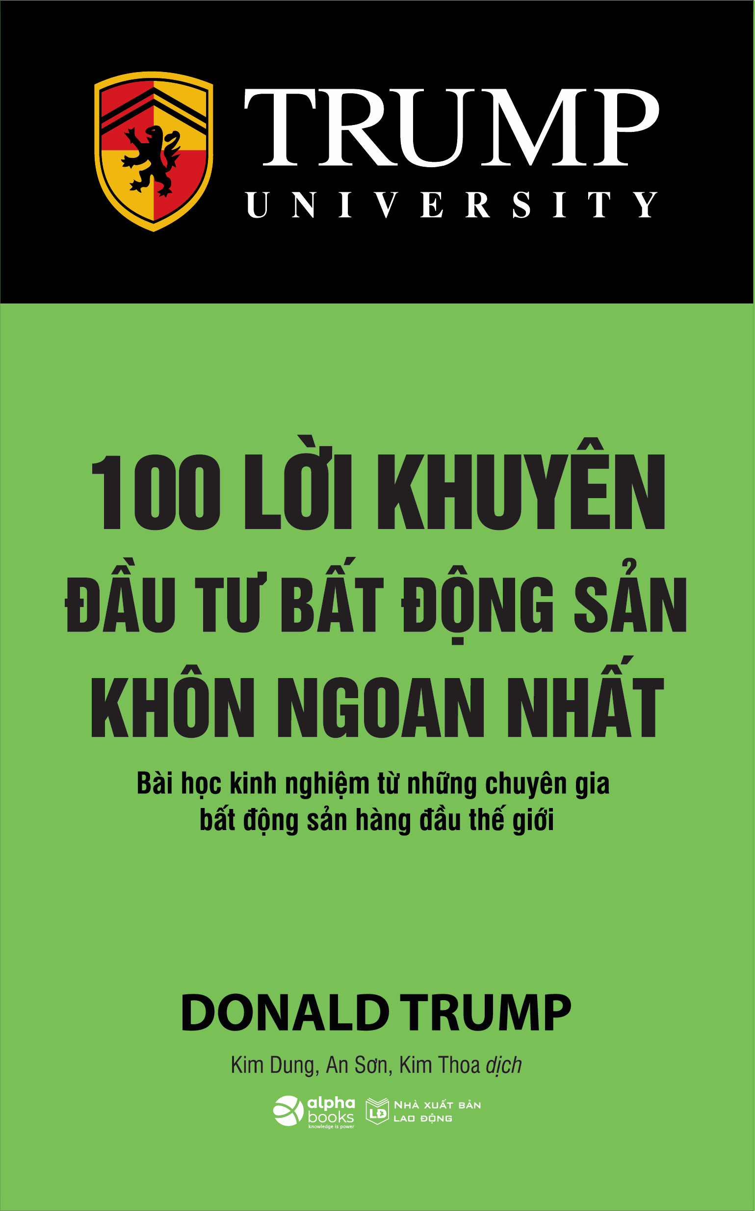 Trump - 100 Lời Khuyên Đầu Tư Bất Động Sản Khôn Ngoan Nhất