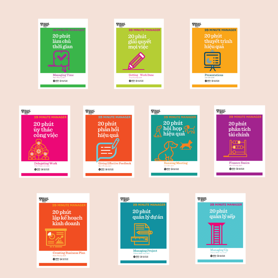 Bộ Sách HBR 20 Minute Manager (Trọn bộ 10 cuốn) – Ấn Bản 2021