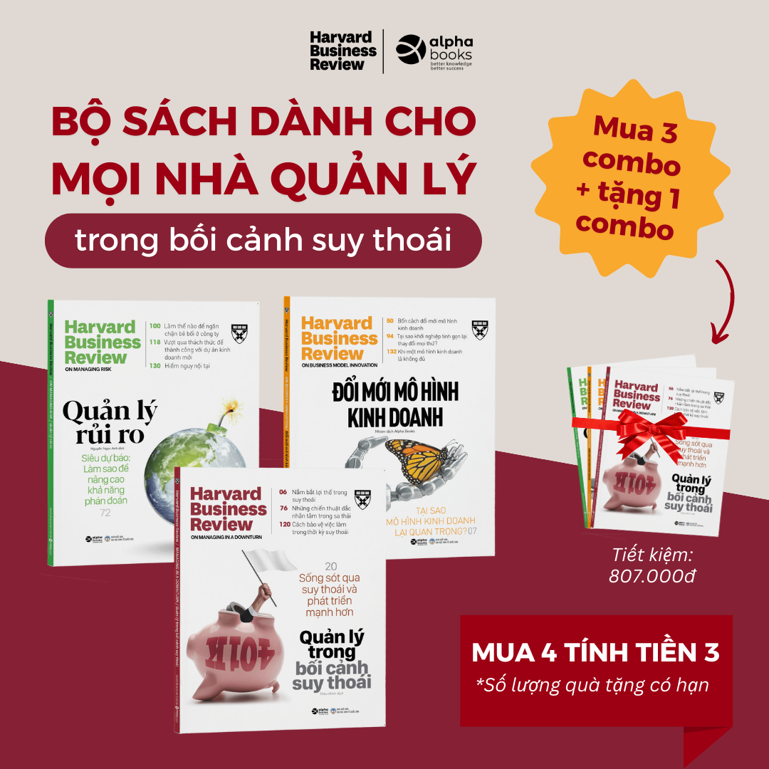 Quản Trị Xuyên Khủng Hoảng - HBR Onpoint (Set 3 bộ HBR ONPOINT + tặng 1 bộ)
