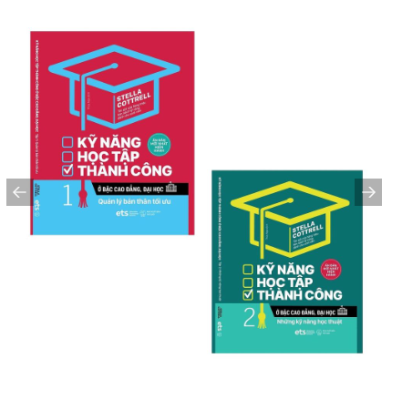 Combo 2 cuốn Kỹ Năng Học Tập Thành Công Ở Bậc Cao Đẳng, Đại Học