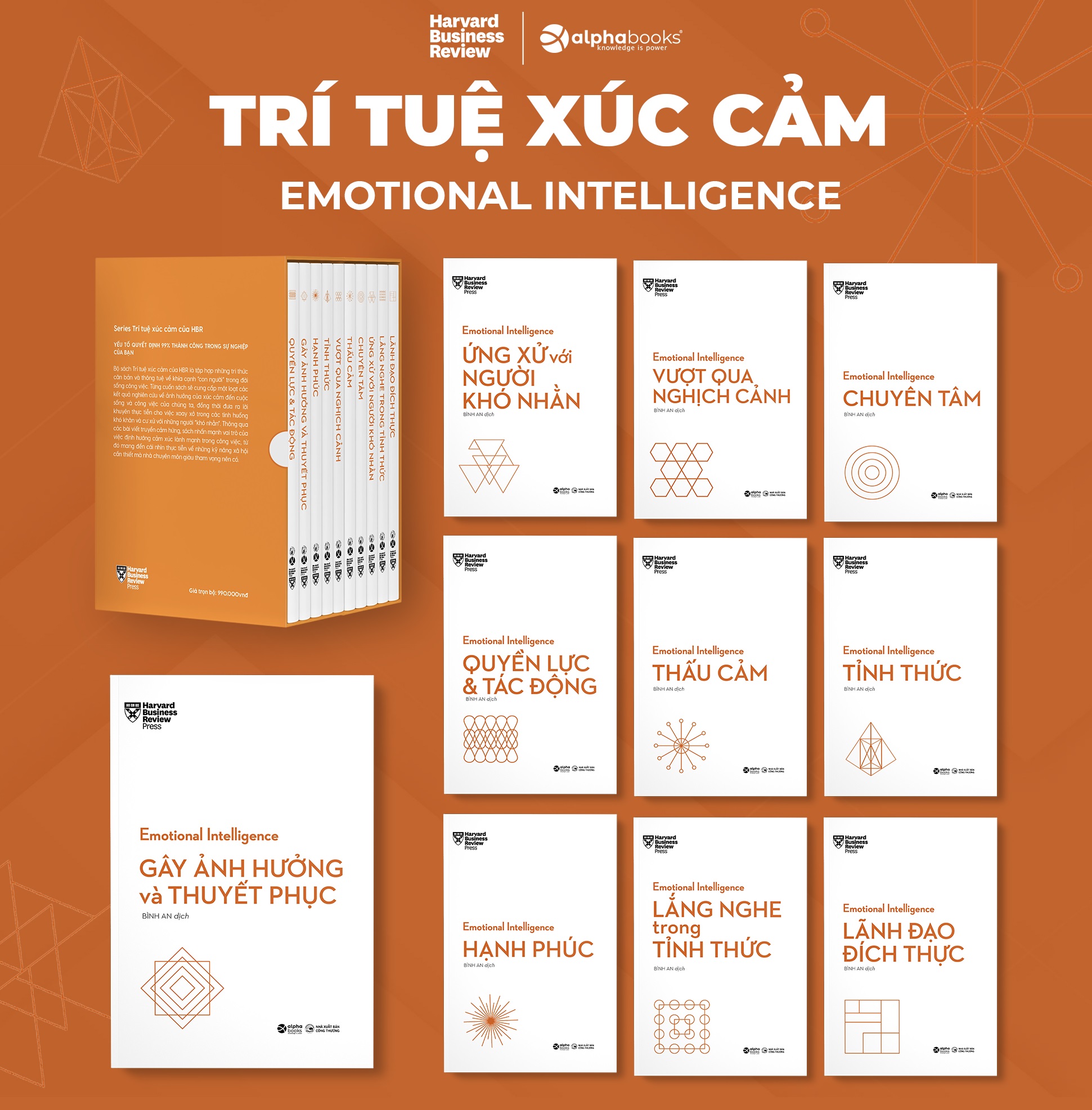 Trí Tuệ Xúc Cảm - HBR Emotional Intelligence ( Bộ 10 cuốn )