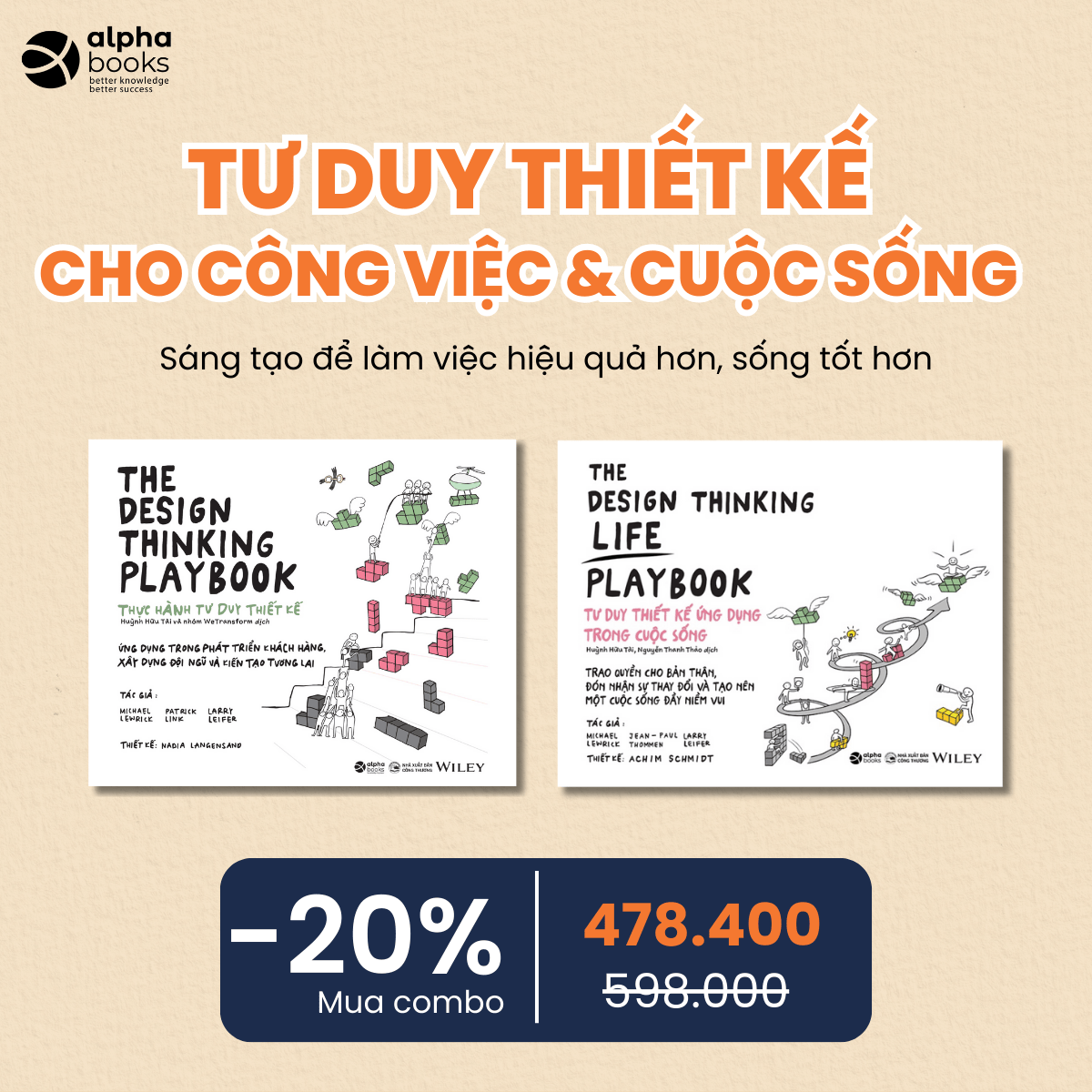 Combo 2 Cuốn – Sáng Tạo Trong Công Việc Và Cuộc Sống: Playbook + Life Playbook