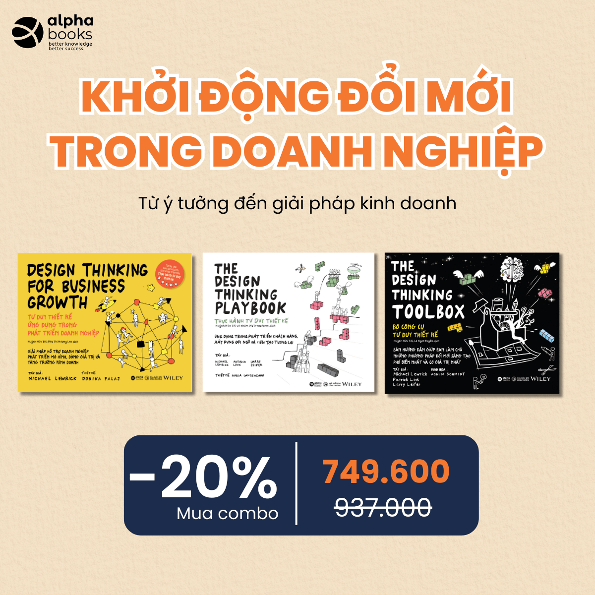 Combo 3 Cuốn – Khởi Động Đổi Mới Doanh Nghiệp: Business Growth, Playbook, Toolbox