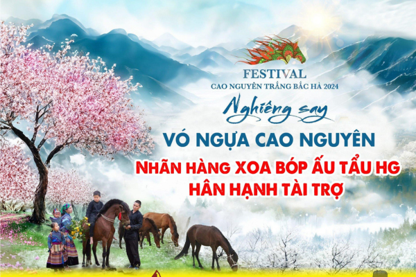 DƯỢC SANFO - NHÃN HÀNG XOA BÓP ẤU TẨU HG HÂN HẠNH TÀI TRỢ VÀ ĐỒNG HÀNH CÙNG FESTIVAL CAO NGUYÊN TRẮNG BẮC HÀ NĂM 2024