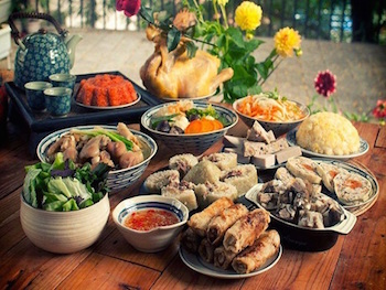THỰC ĐƠN CHỐNG NGẤY CHO VỮA ĂN NGÀY TẾT