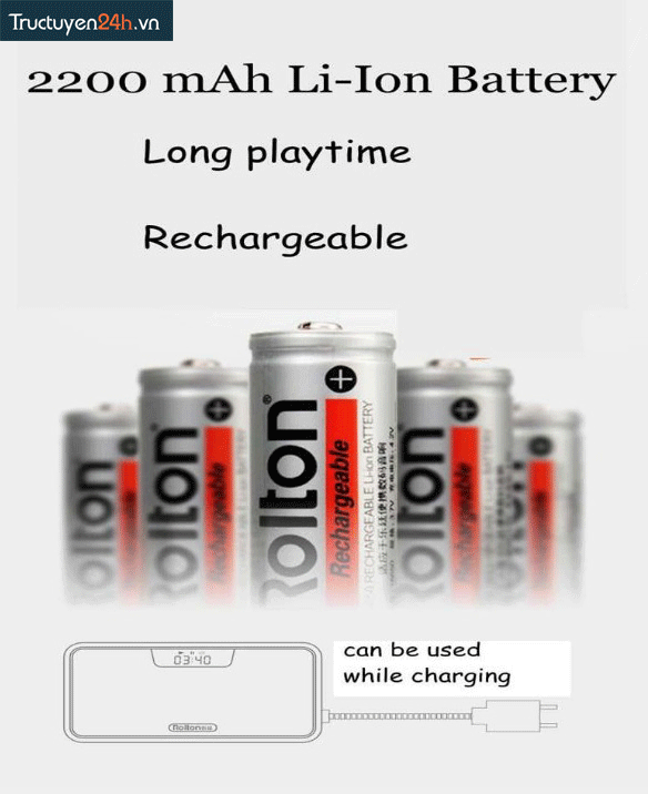 Loa bluetooth Rolton E300-7