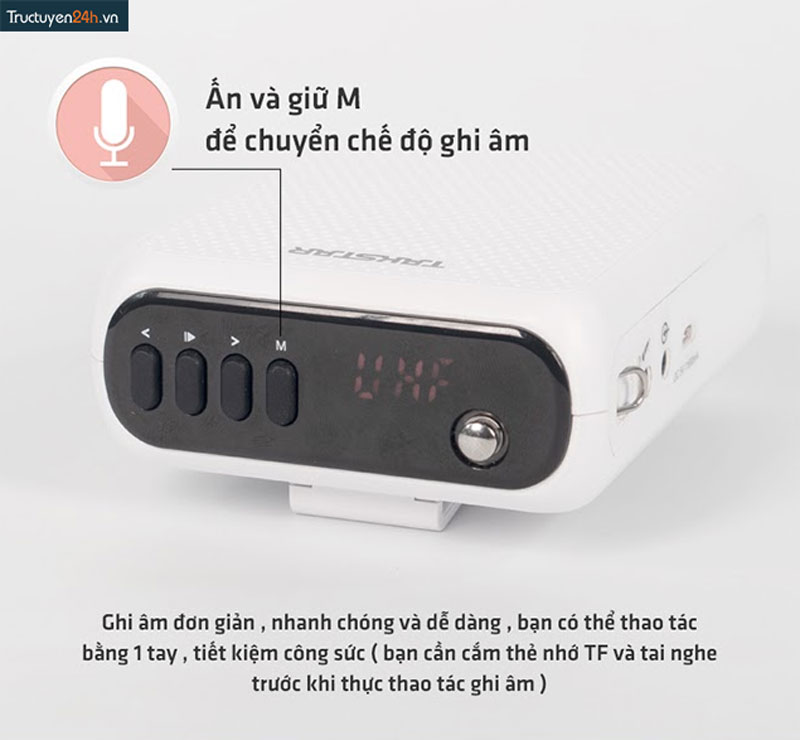  Loa trợ giảng không giây takstar E300W 22