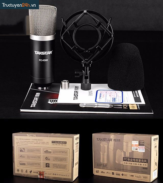 Micro Thu Âm Takstar PC K500-5
