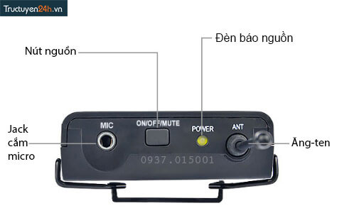 Micro không dây cho máy ảnh máy quay Takstar SGC-100W-5