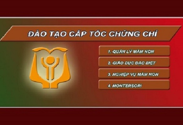 TUYỂN SINH CHỨNG CHỈ NGHIỆP VỤ MẦM NON