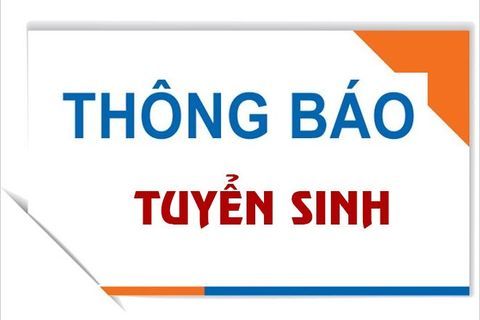 TUYỂN SINH NGÀNH GIÁO DỤC MẦM NON