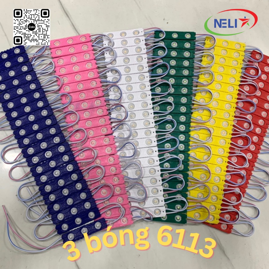 Vỉ led 3 bóng siêu sáng 6113