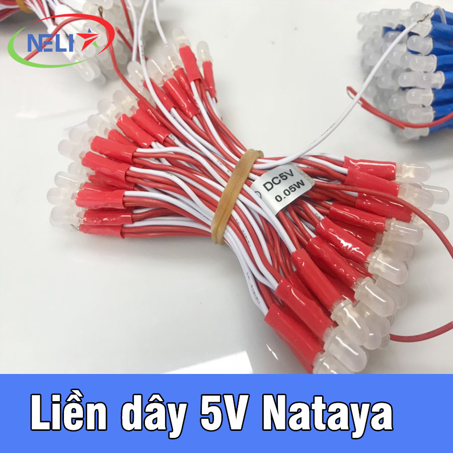 Led liền dây 5mm điện áp 5V hãng NATAYA