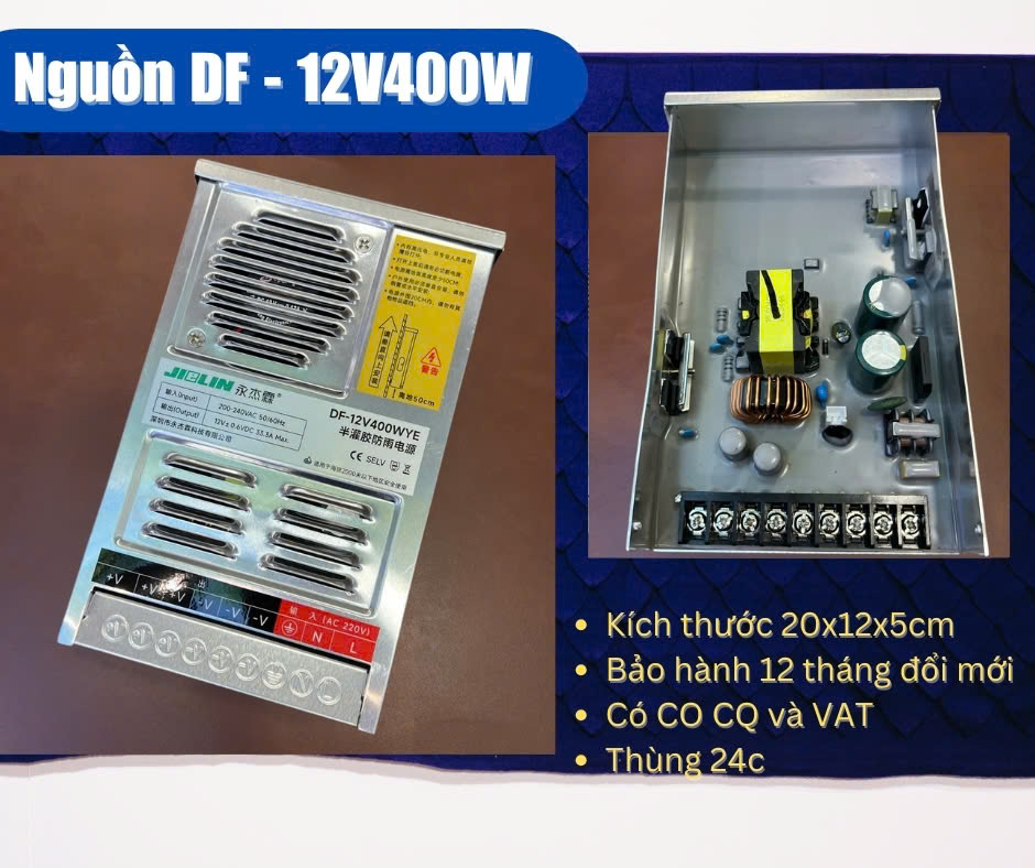Nguồn LED ngoài trời DF 12V400W