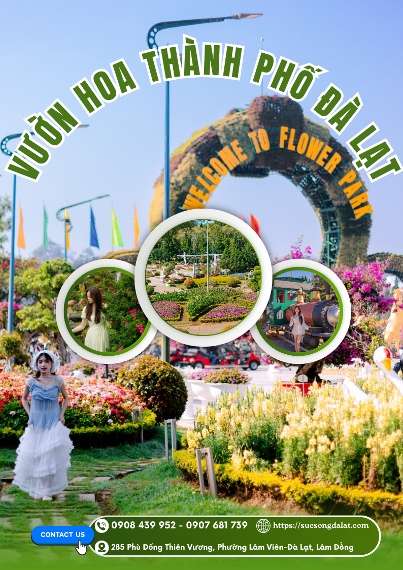 VÉ THAM QUAN VƯỜN HOA THÀNH PHỐ ĐÀ LẠT