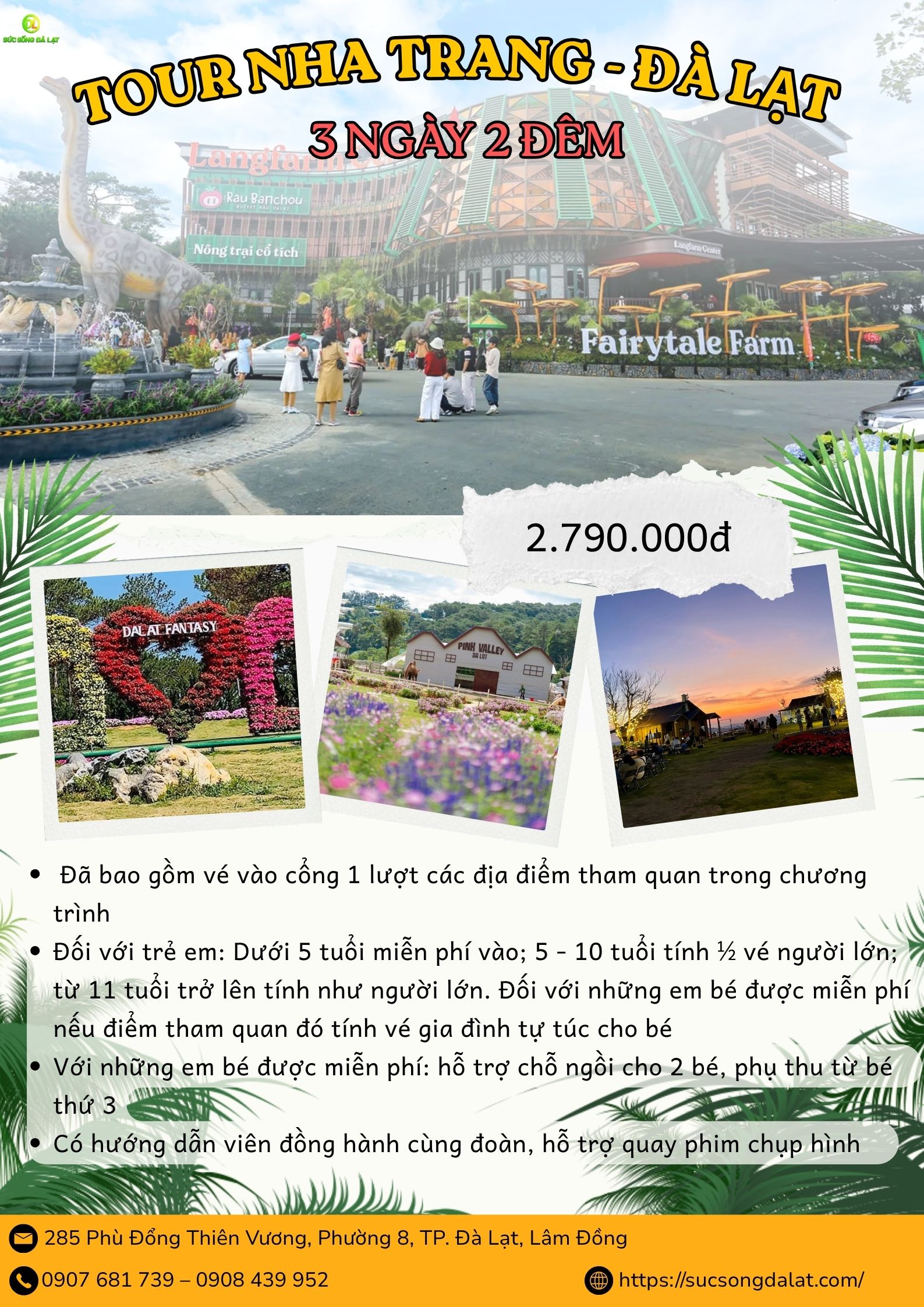 Tour Nha Trang-Đà Lạt 3N-2Đ