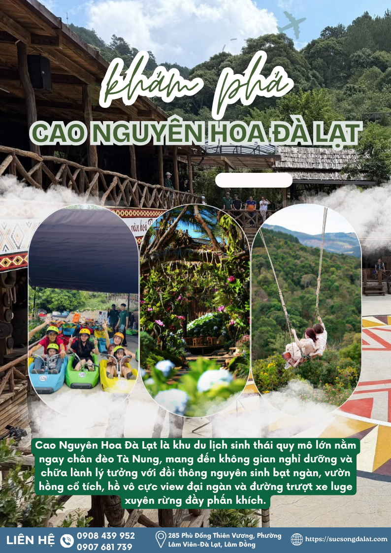 VÉ THAM QUAN CAO NGUYÊN HOA ĐÀ LẠT
