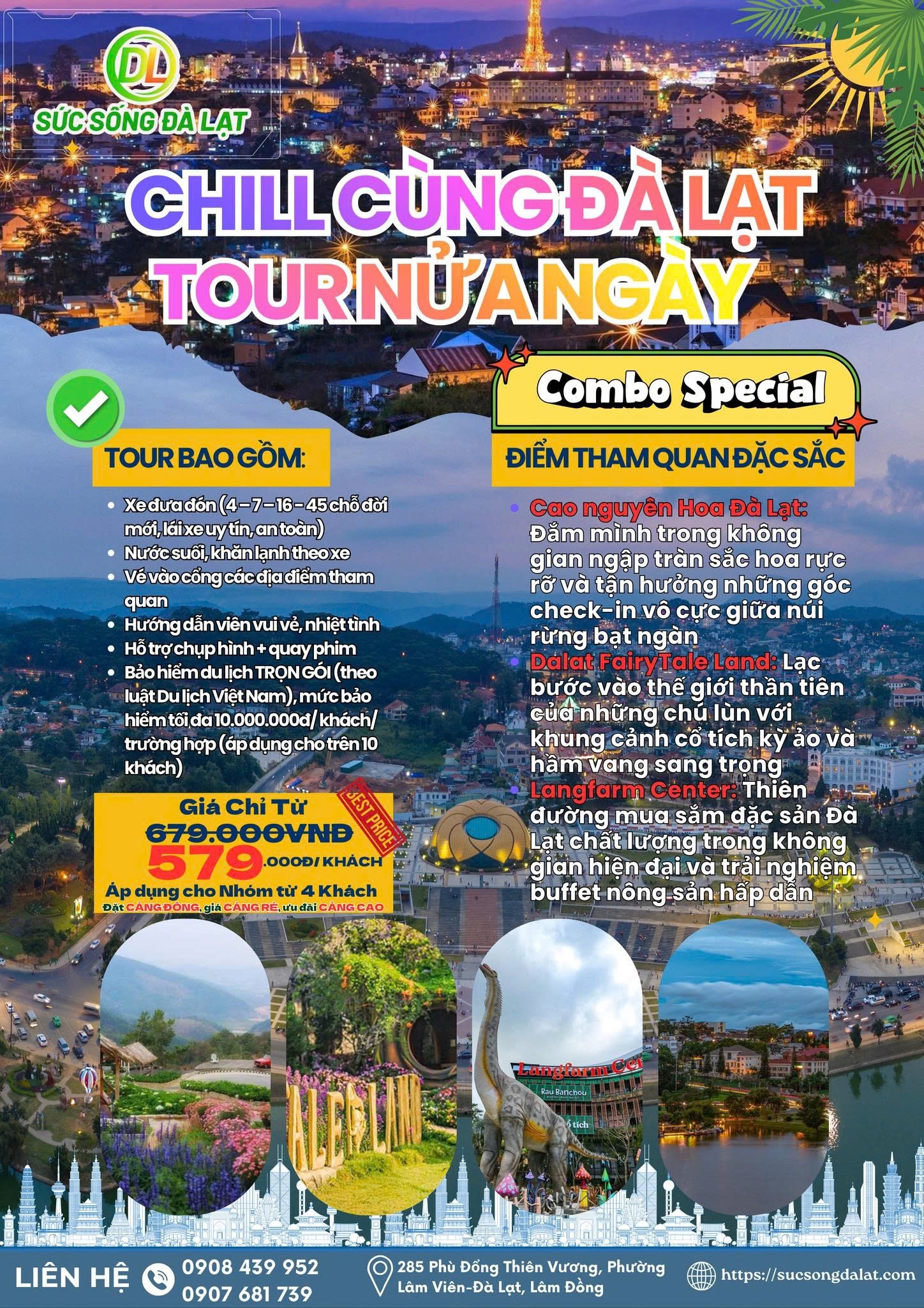 TOUR CHILL CÙNG ĐÀ LẠT I TOUR NỬA NGÀY