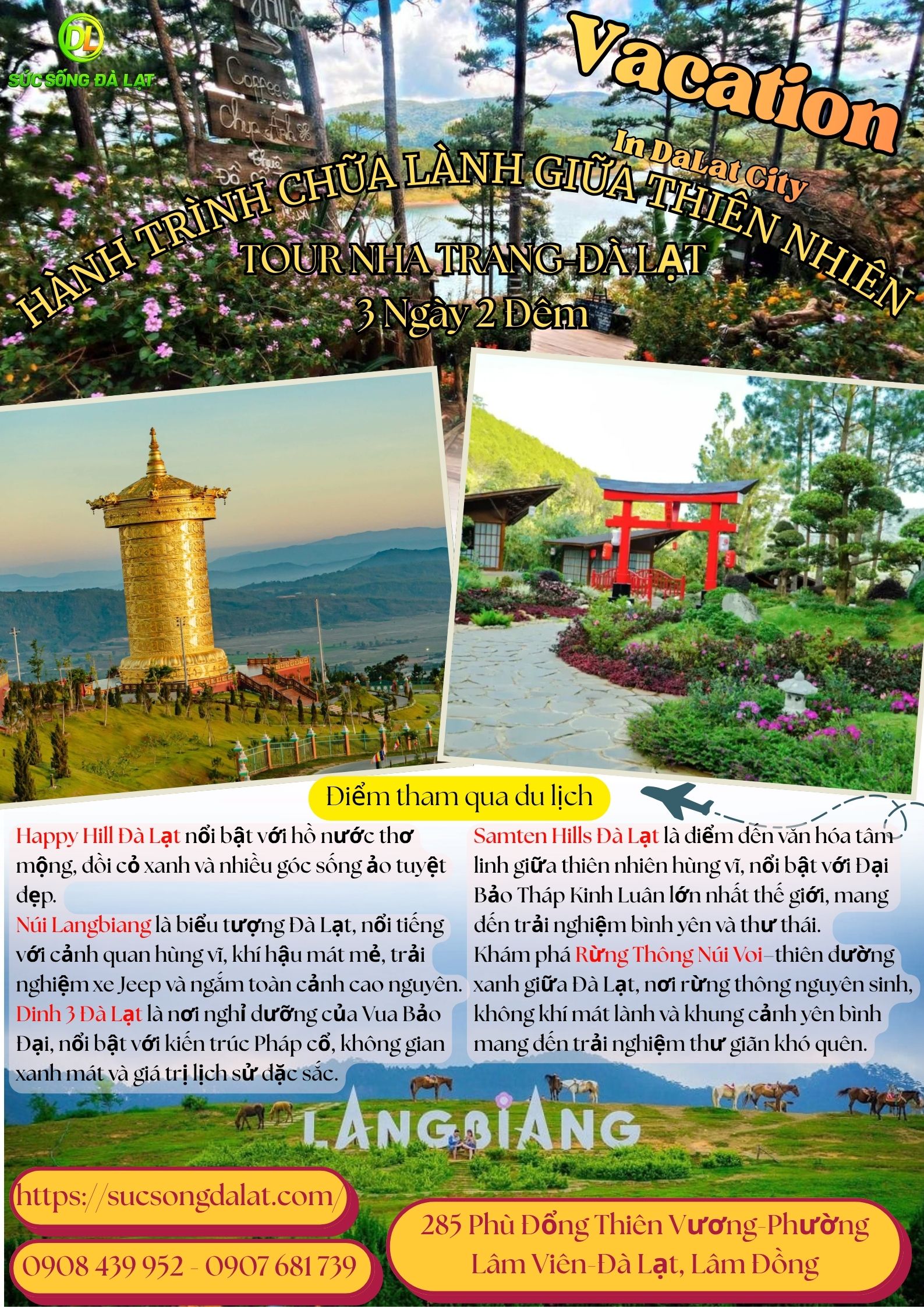 NHA TRANG -DALAT 3N2Đ