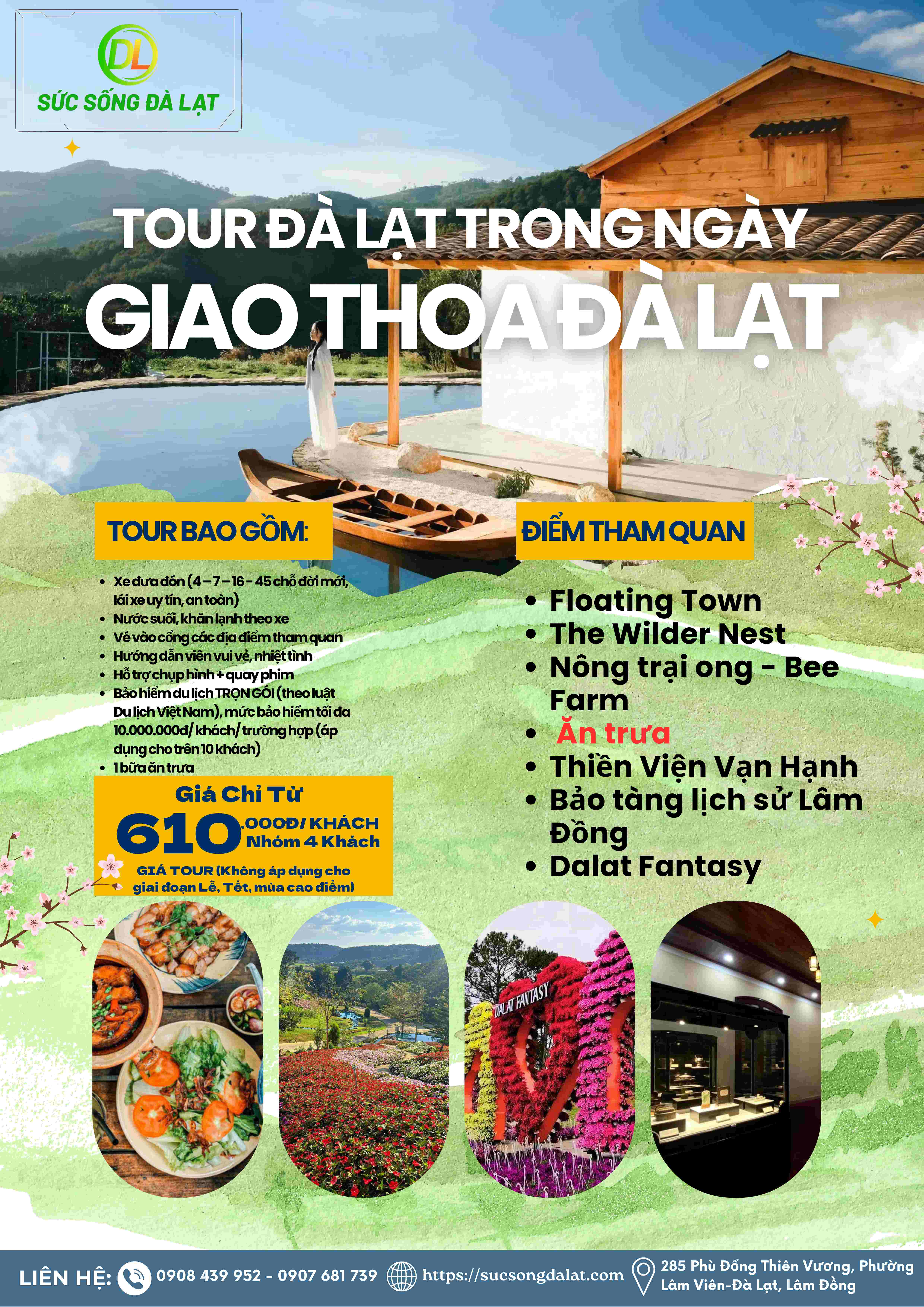 TOUR GIAO THOA ĐÀ LẠT: XƯA & NAY I TOUR 1 NGÀY