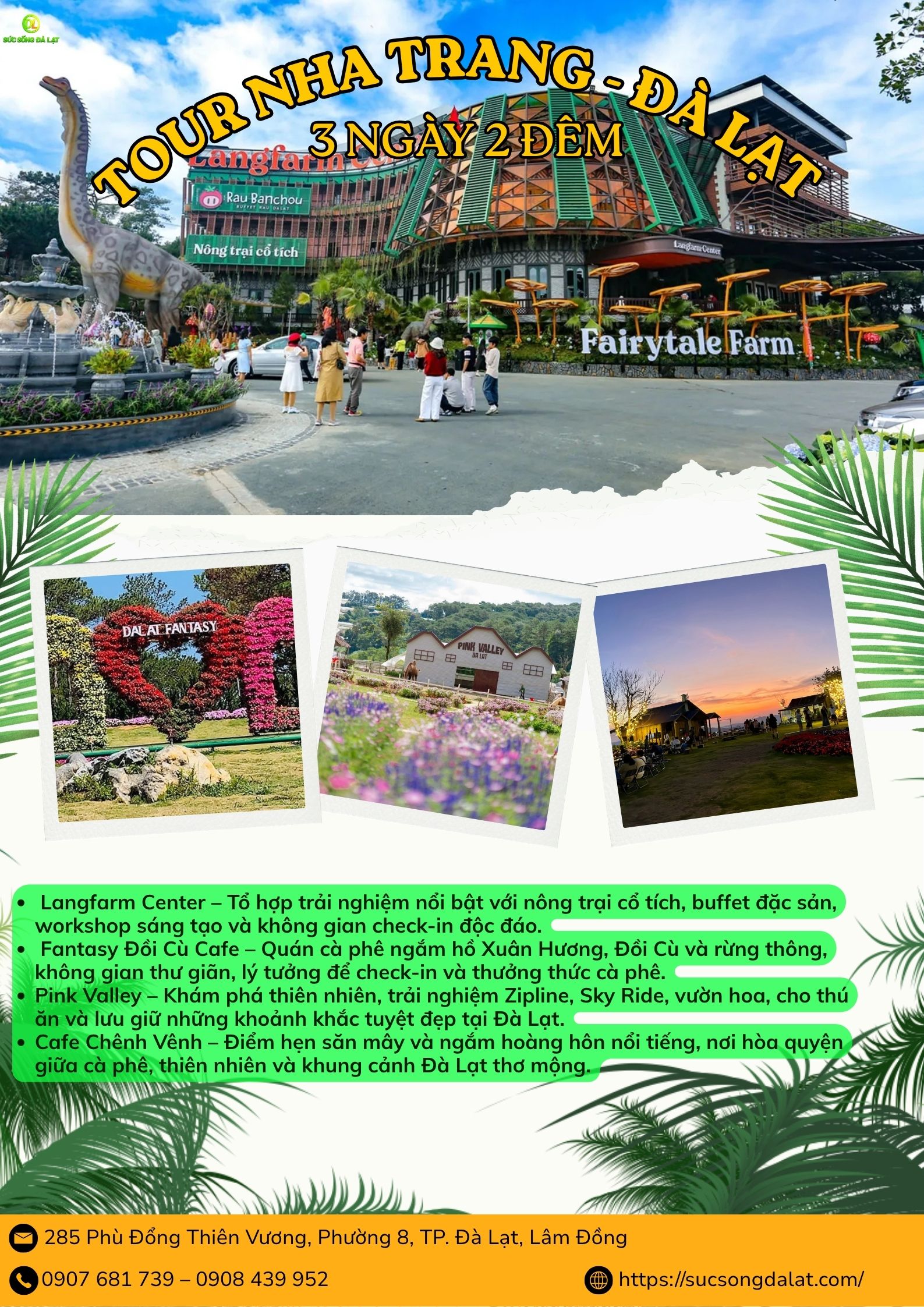 Tour Nha Trang-Đà Lạt 3N-2Đ