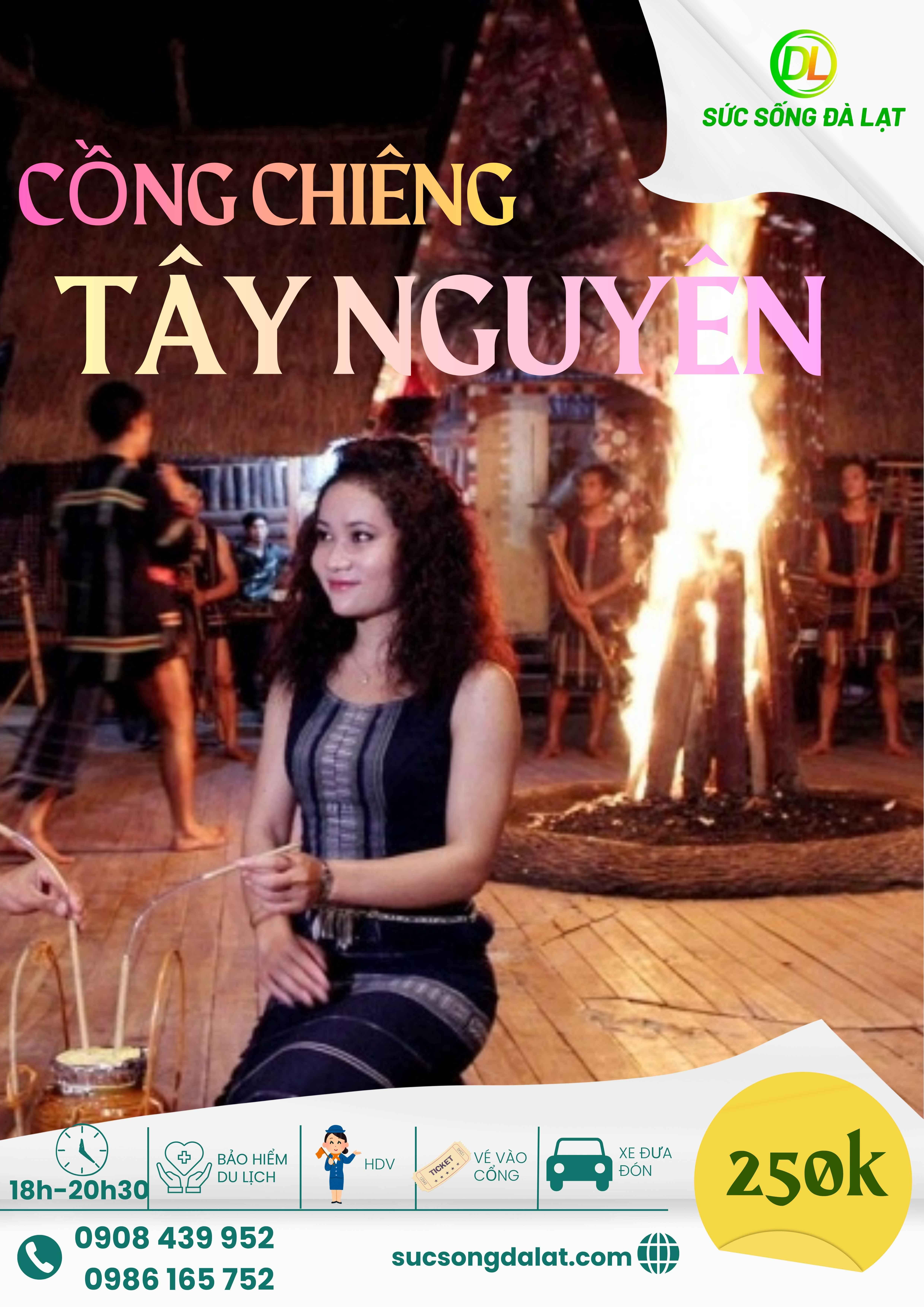 TOUR 8: GIAO LƯU VĂN HÓA CỒNG CHIÊNG TÂY NGUYÊN - ÂM VANG ĐẠI NGÀN | TOUR NỬA NGÀY ( TỐI )