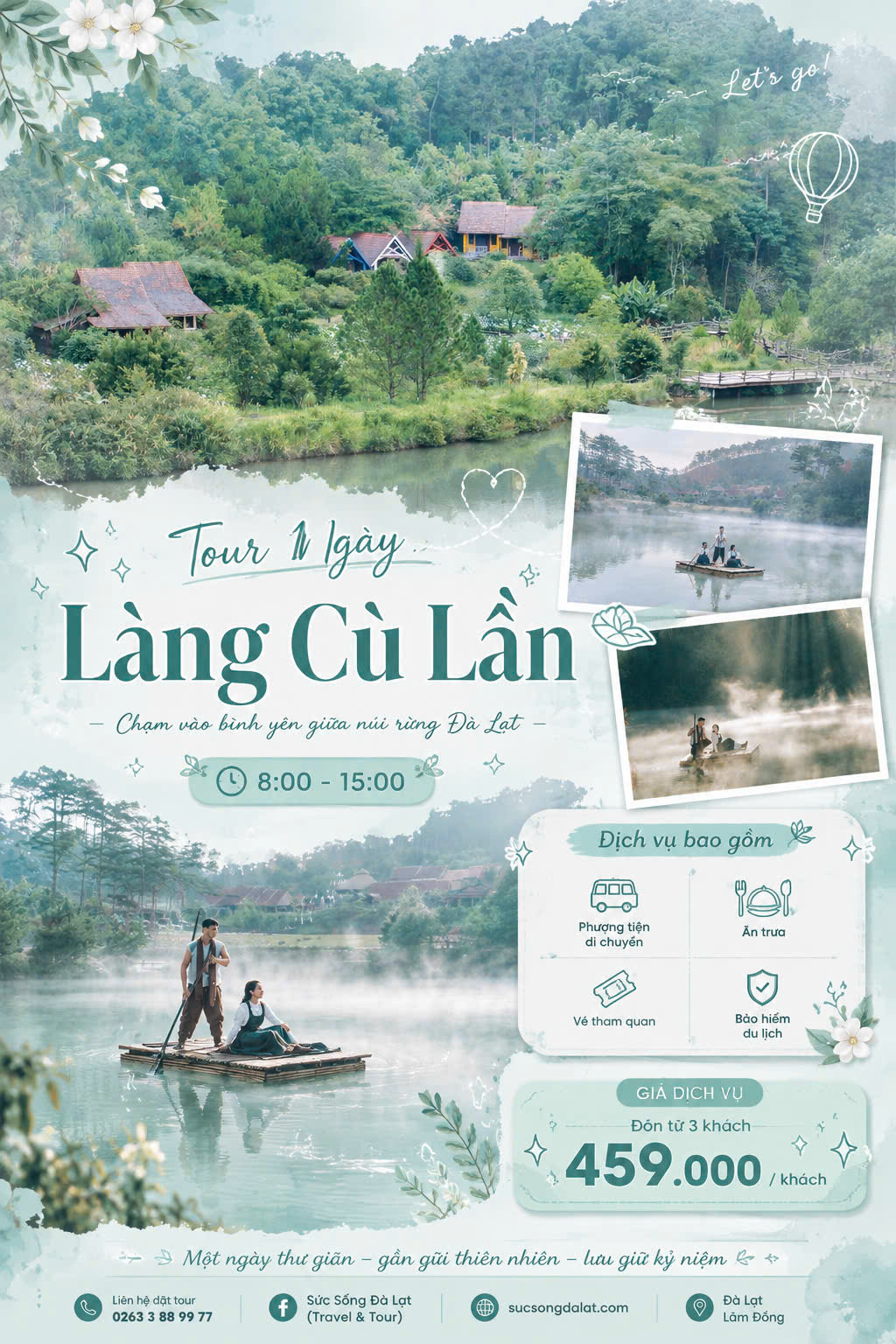 Tour 1 Ngày Làng Cù Lần