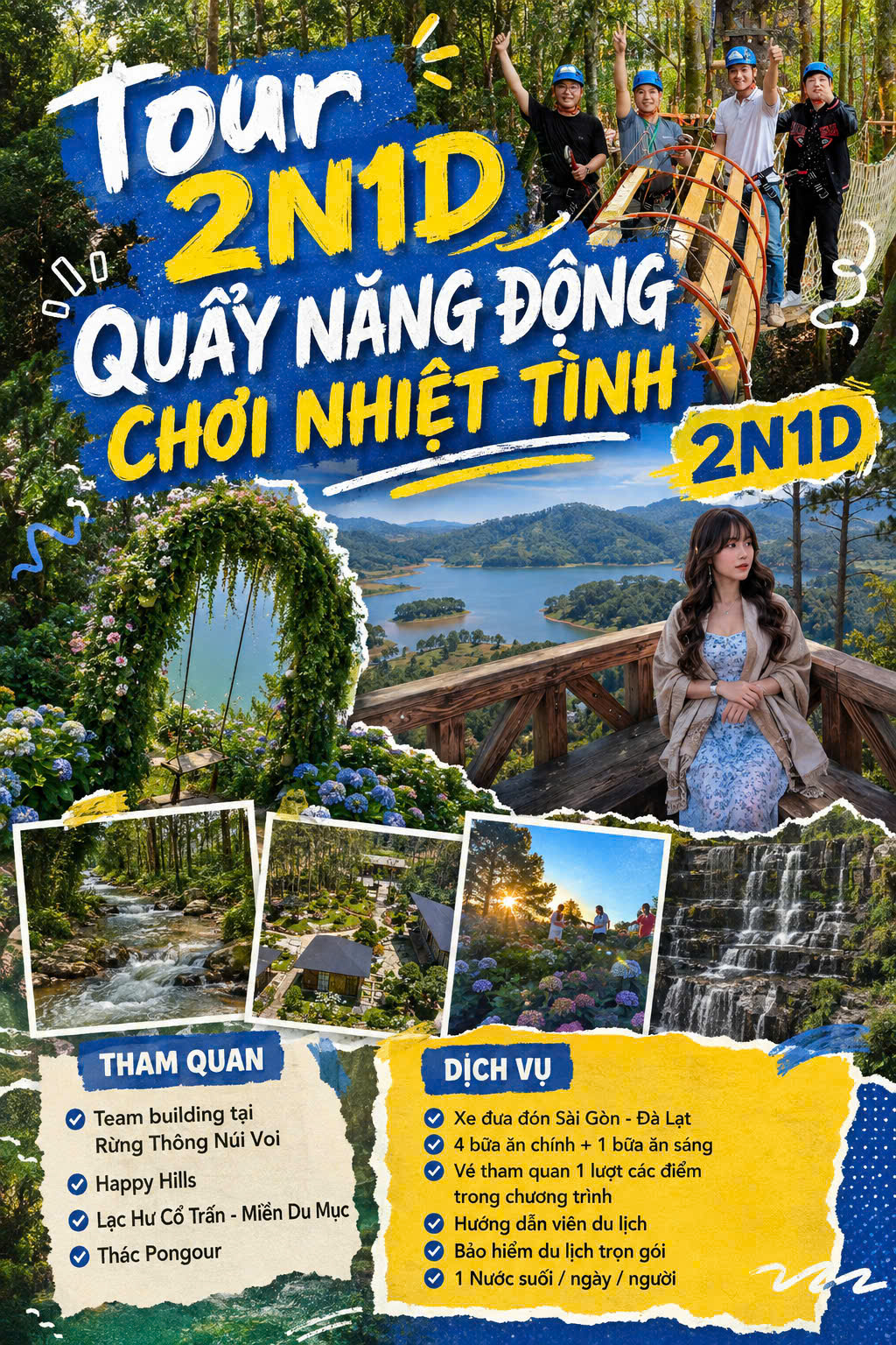 Tour 2N1D Quẩy Năng Động Chơi Nhiệt Tình