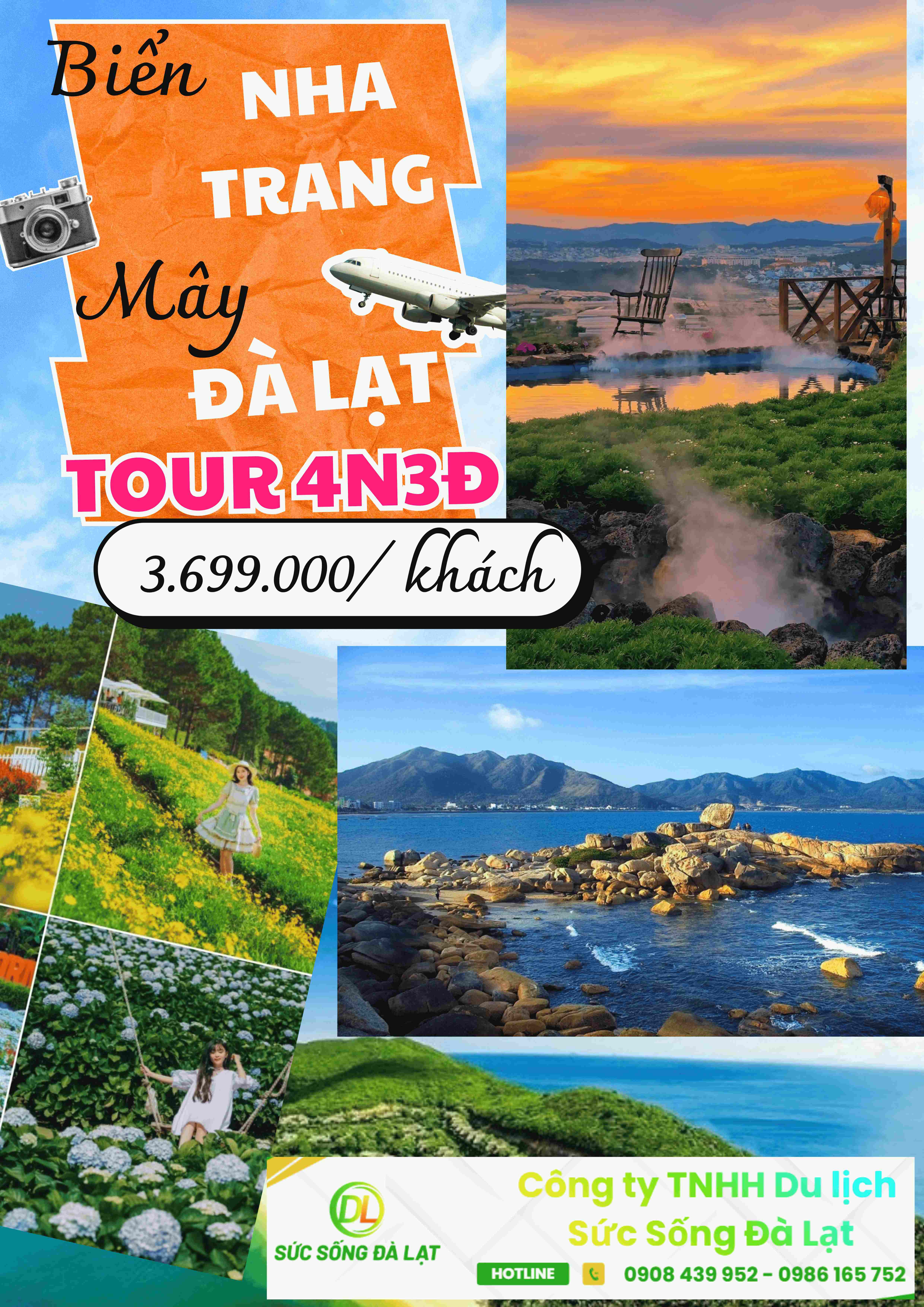 BIỂN NHA TRANG – MÂY ĐÀ LẠT | 4 ngày 3 đêm