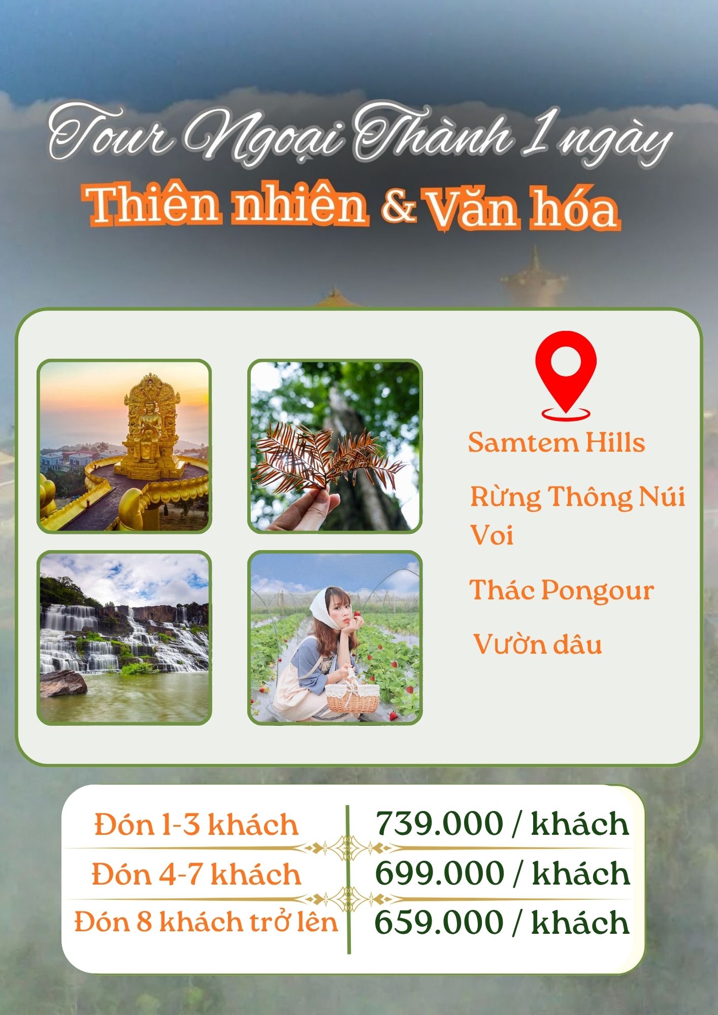 Tour Ngoại Thành Đà Lạt | Khám Phá Thiên Nhiên & Văn Hóa Trong 1 Ngày