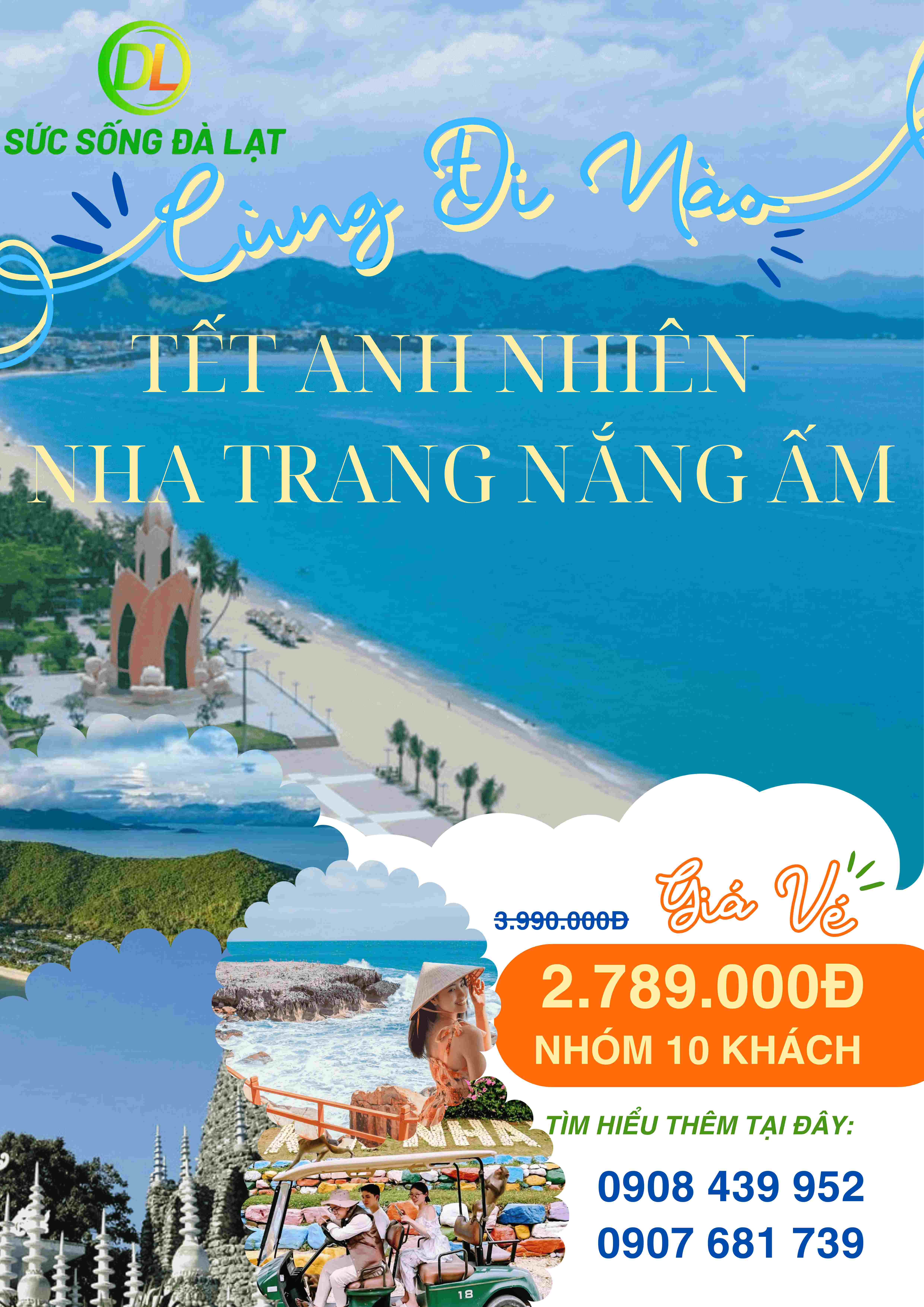 TOUR NHA TRANG NẮNG ẤM | 3 NGÀY 2 ĐÊM