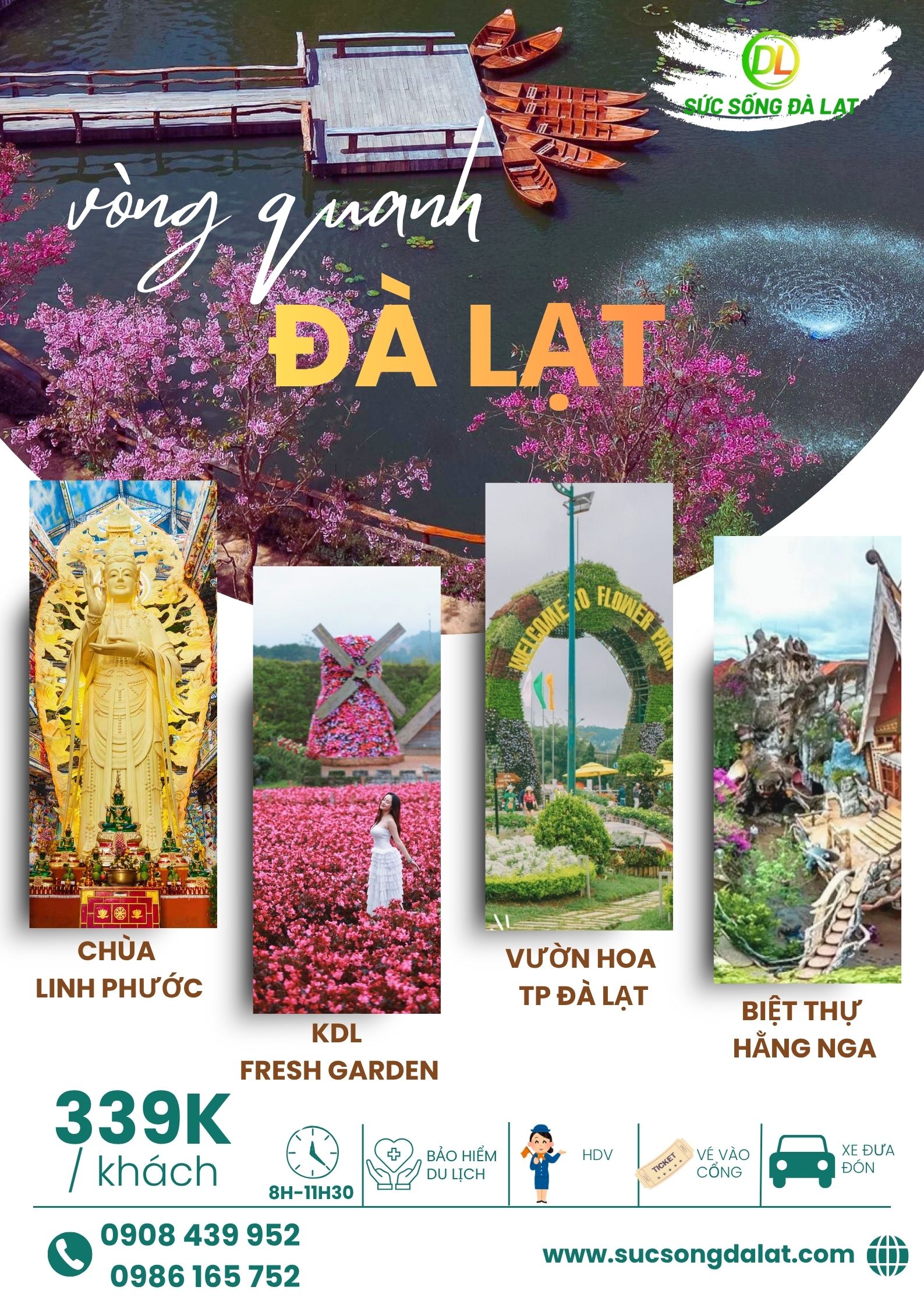 TOUR NỬA NGÀY VÒNG QUANH ĐÀ LẠT (Tour 2)