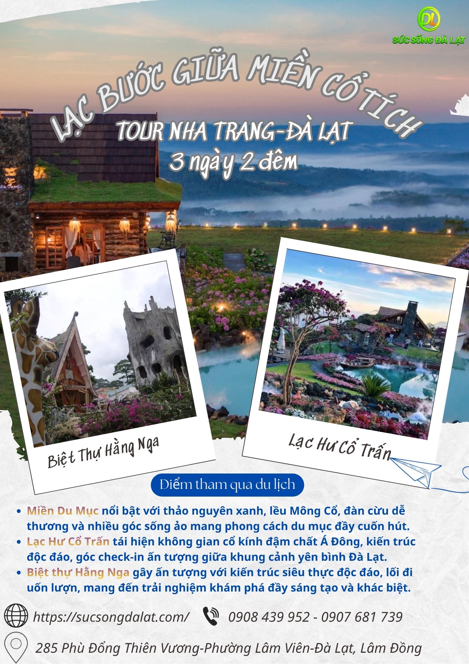 NHA TRANG -DALAT 3N2Đ