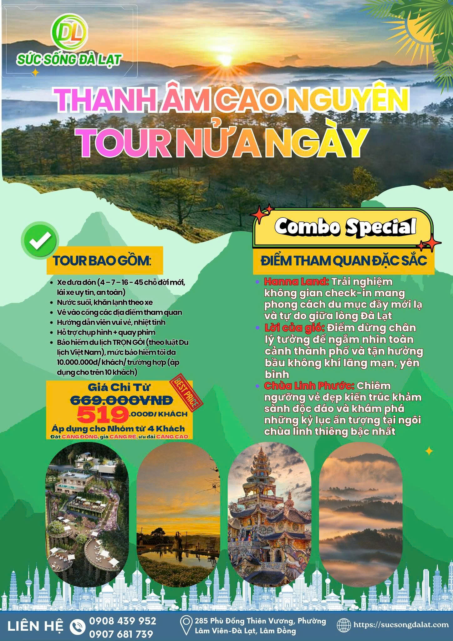 TOUR THANH ÂM CAO NGUYÊN | TOUR NỬA NGÀY