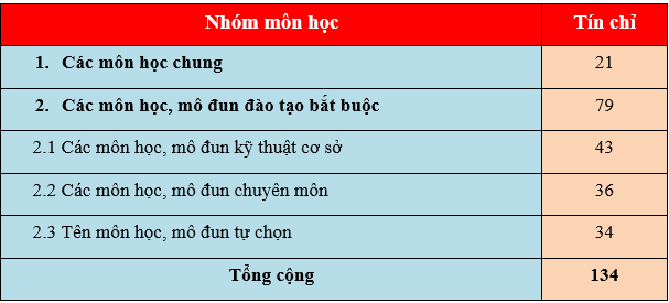 Cấu trúc chương trình học Ngành ngôn ngữ Anh