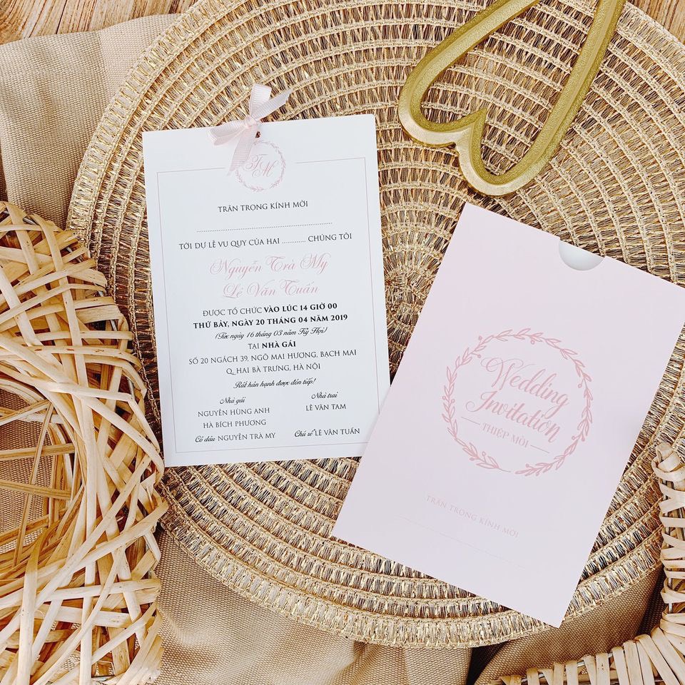 Thiệp cưới màu pastel – Dịu dàng, tinh tế và ngọt ngào cho mùa cưới 2025