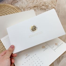Thiệp cưới ép kim – Điểm nhấn lấp lánh cho lễ cưới sang trọng